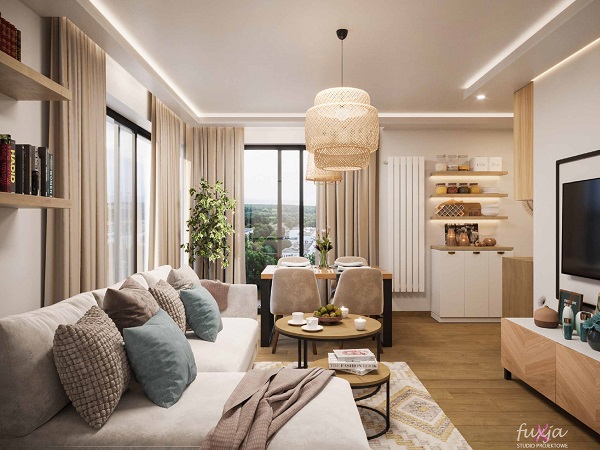 Apartament w Gąskach | Fuxja Studio Projektowe Koszalin